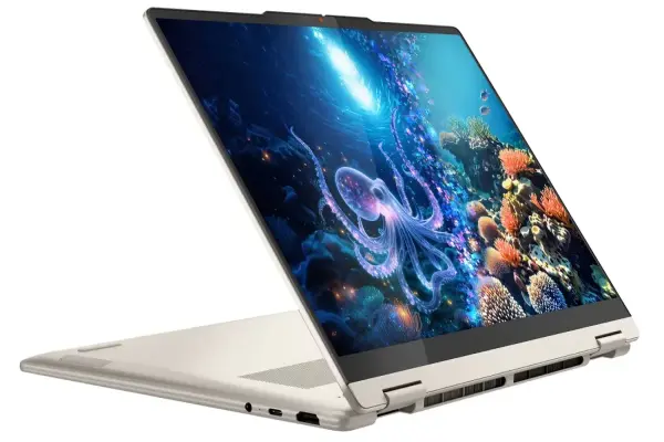 Chiếc máy tính xách tay Lenovo 2 trong 1 này là PC Copilot+ có màn hình OLED